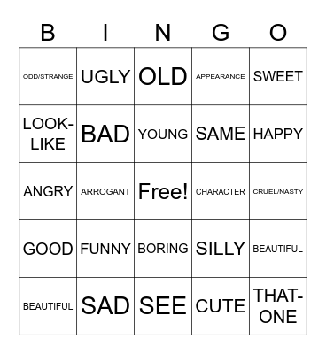 Unit 4 Review Bingo Card