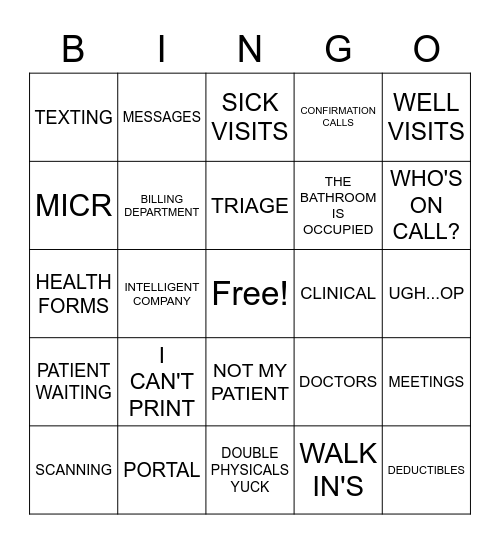 MCP BINGO Card