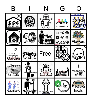 Lesson19 What Job Is Right For Me Bingo Card