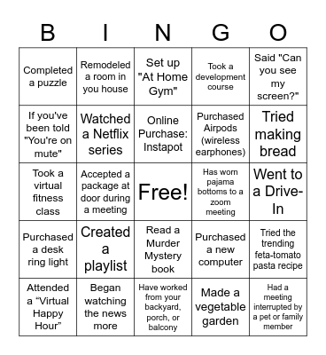 Investment Solutions Team BINGO Event Bingo Card