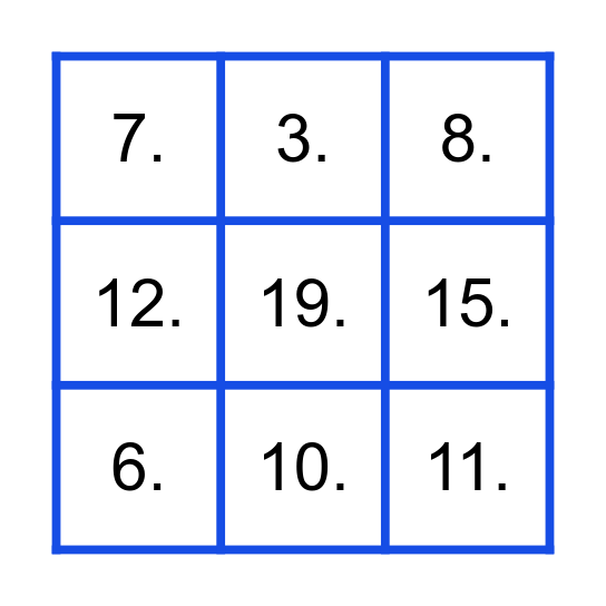 Pedagogisch handelen Bingo Card