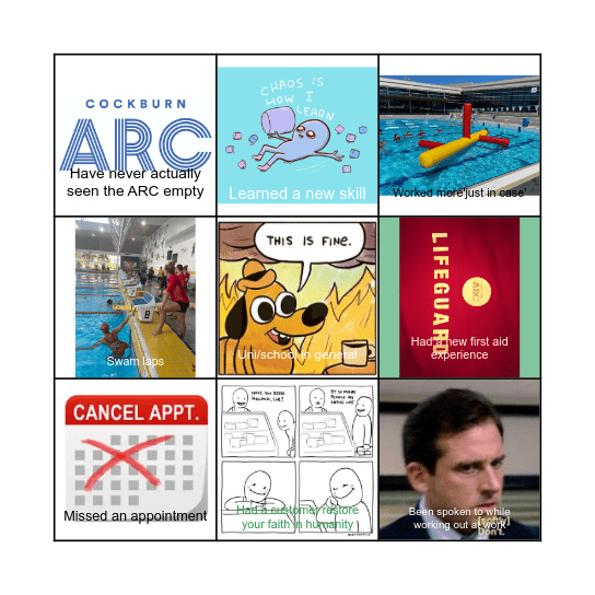 2021 Bingo! Bingo Card