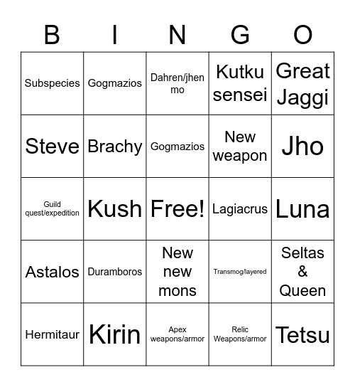 MH Direct BINGO Card