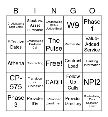 IntelliSoft Launch Bingo Card