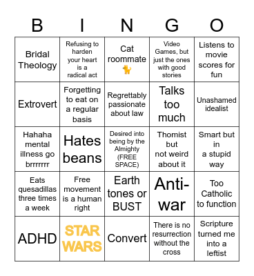 MIKHAYLA Bingo Card