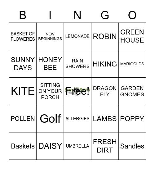 SASSY SISTERS SPRING! Bingo Card