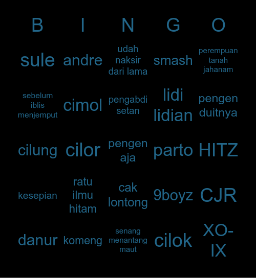 😎 HAECHAN 😎 Bingo Card