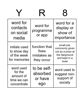 Prince Ea Bingo Card