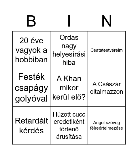 DoBingo Card