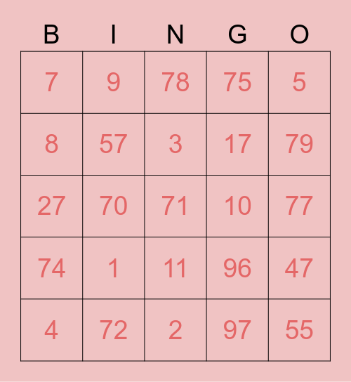 HAYI Bingo Card