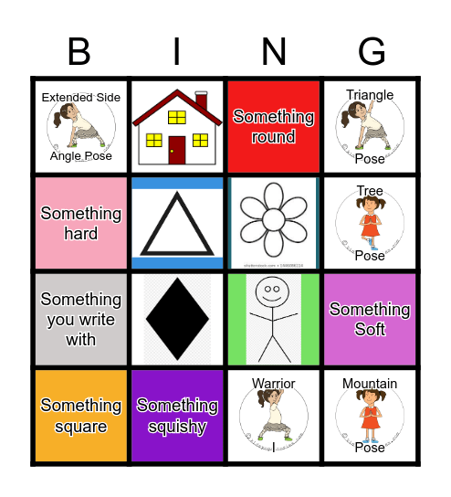 OT/SPEECH Bingo Card