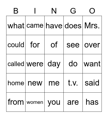 Red 37 Bingo Card