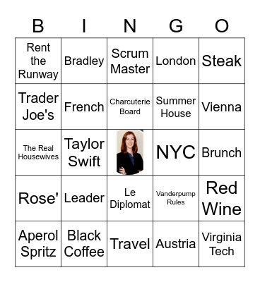 Madison Glueckert - Send Off Happy hour Bingo Card