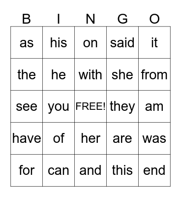 100th Day of School Bingo Card