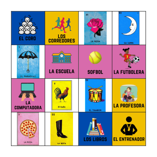 Clark Loteria 2021 Bingo Card