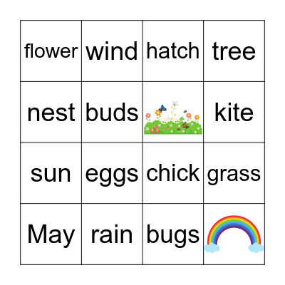 SPRING BINGO Card