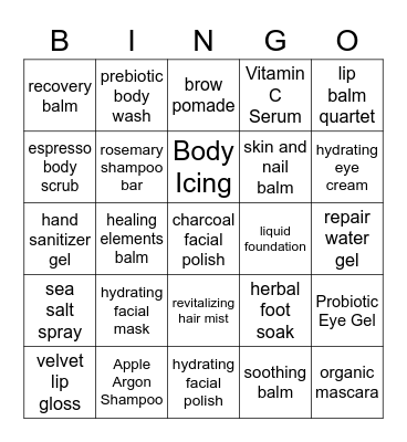 Mystery BINGO with my VIPs Bingo Card