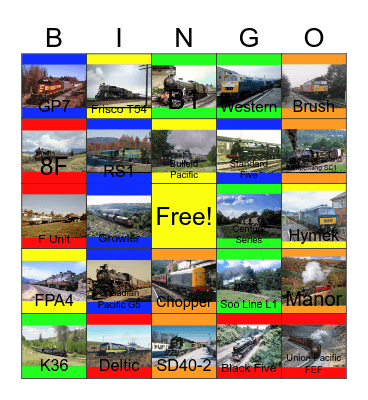 Best of 1999 Bingo Card
