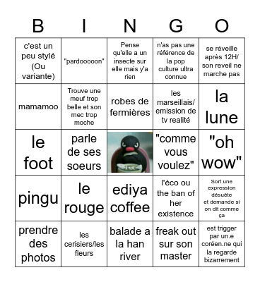 bingo clara <3 Bingo Card