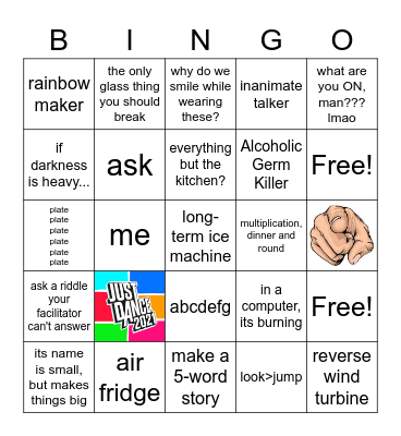 Treasure Hunt Bingo Card