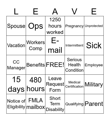 Winner Winner Chicken Dinner! Bingo Card