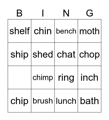 Skills 7 Bingo Card