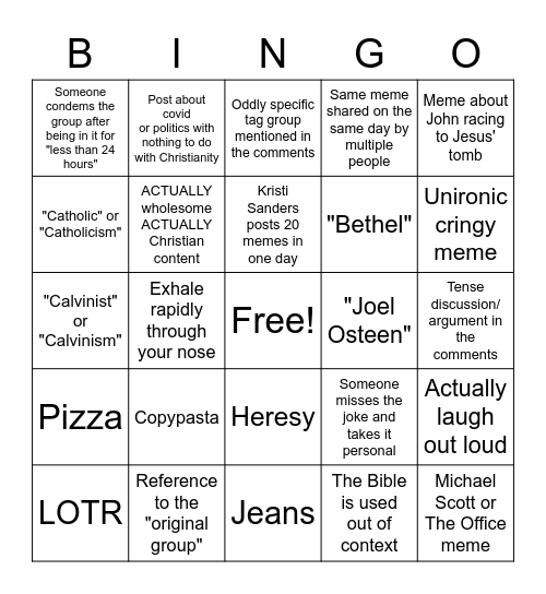 WASTIWACC Bingo Card