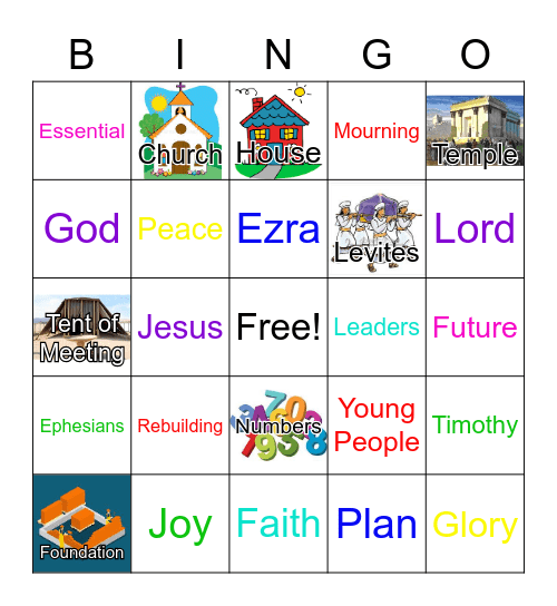 May 2, 2021 Bingo Card