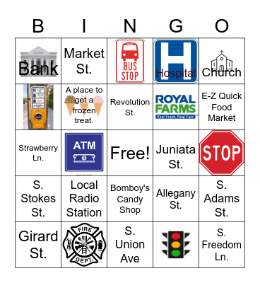 CBI Bingo Card