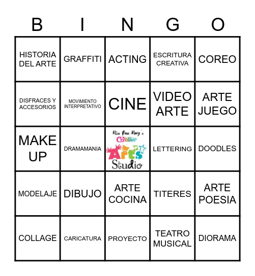 ARTE BINGO Card