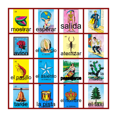 Mi Loteria Bingo Card