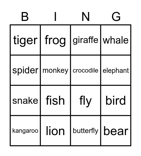 zootopia US trailer #2 bingo Card