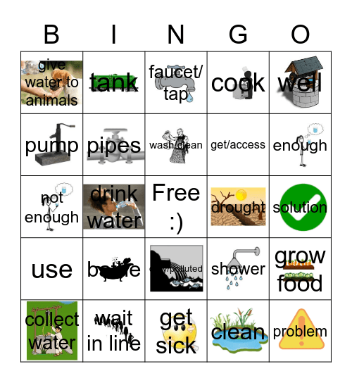 Unit 3 Lesson 2 Bingo Card