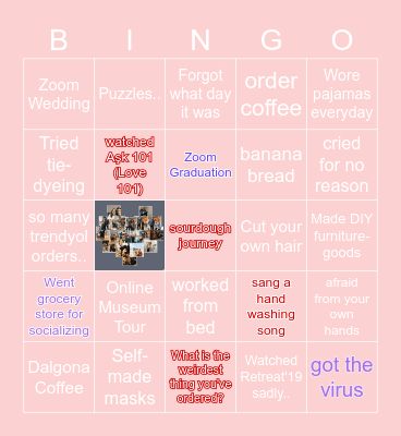 People & Culture Curfew Bingo Night! Bingo Card