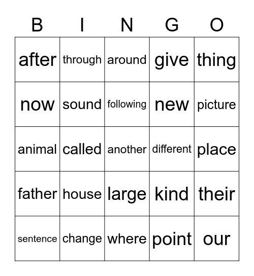 4/30/21 LT Bingo Card