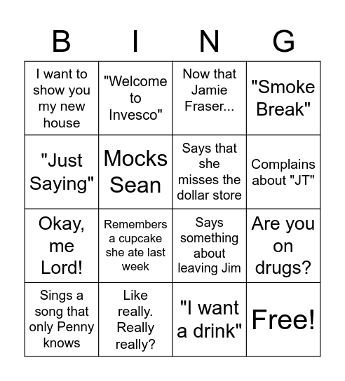 Boni Bingo Card