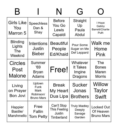 Kim's May Bingo Card Bingo Card