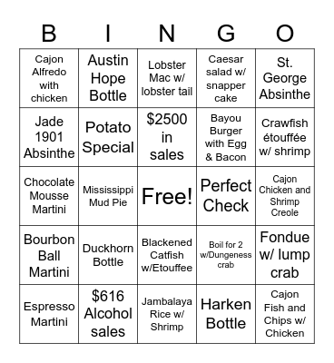 Forking Good Bingo Card