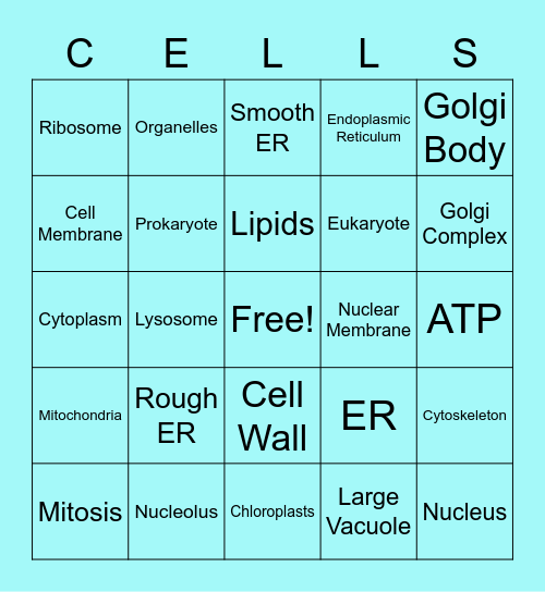 Cell Bingo Card
