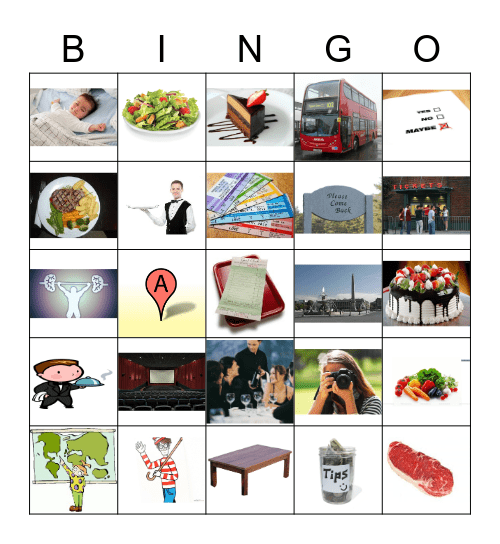 U4L2 Vocabulary Bingo Card