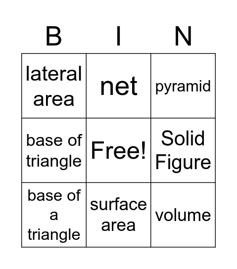 CHapter 11 Bingo Card