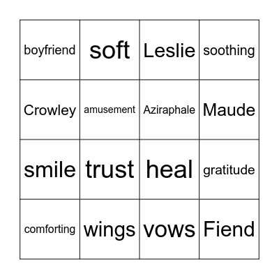 LOVE AND HOPE BINGO Card