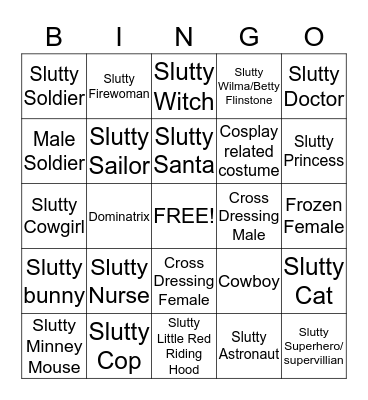 Ariel Pre-Purim Bingo Card