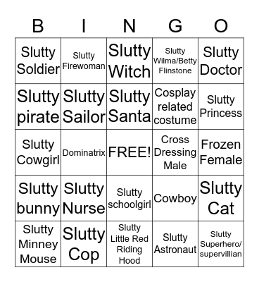 Ariel Pre-Purim Bingo Card