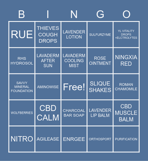 SUMMER SURVIVAL Bingo Card