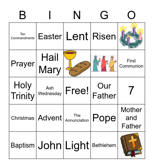 Religionaire Bingo Card