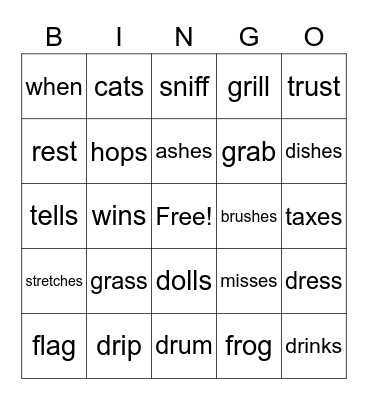 SIPPS Ex 3 Dec Bingo Card