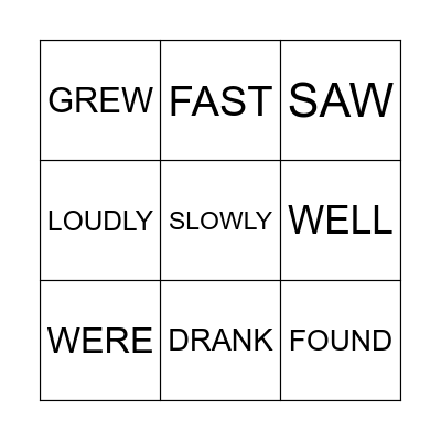 LET'S PLAY BINGO! Bingo Card