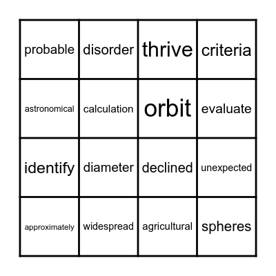 Unit 5 (Weeks 4 & 5) Bingo- Grade 5 Bingo Card