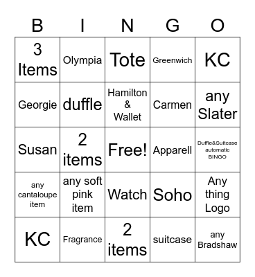 Mother's Day Bingo Card